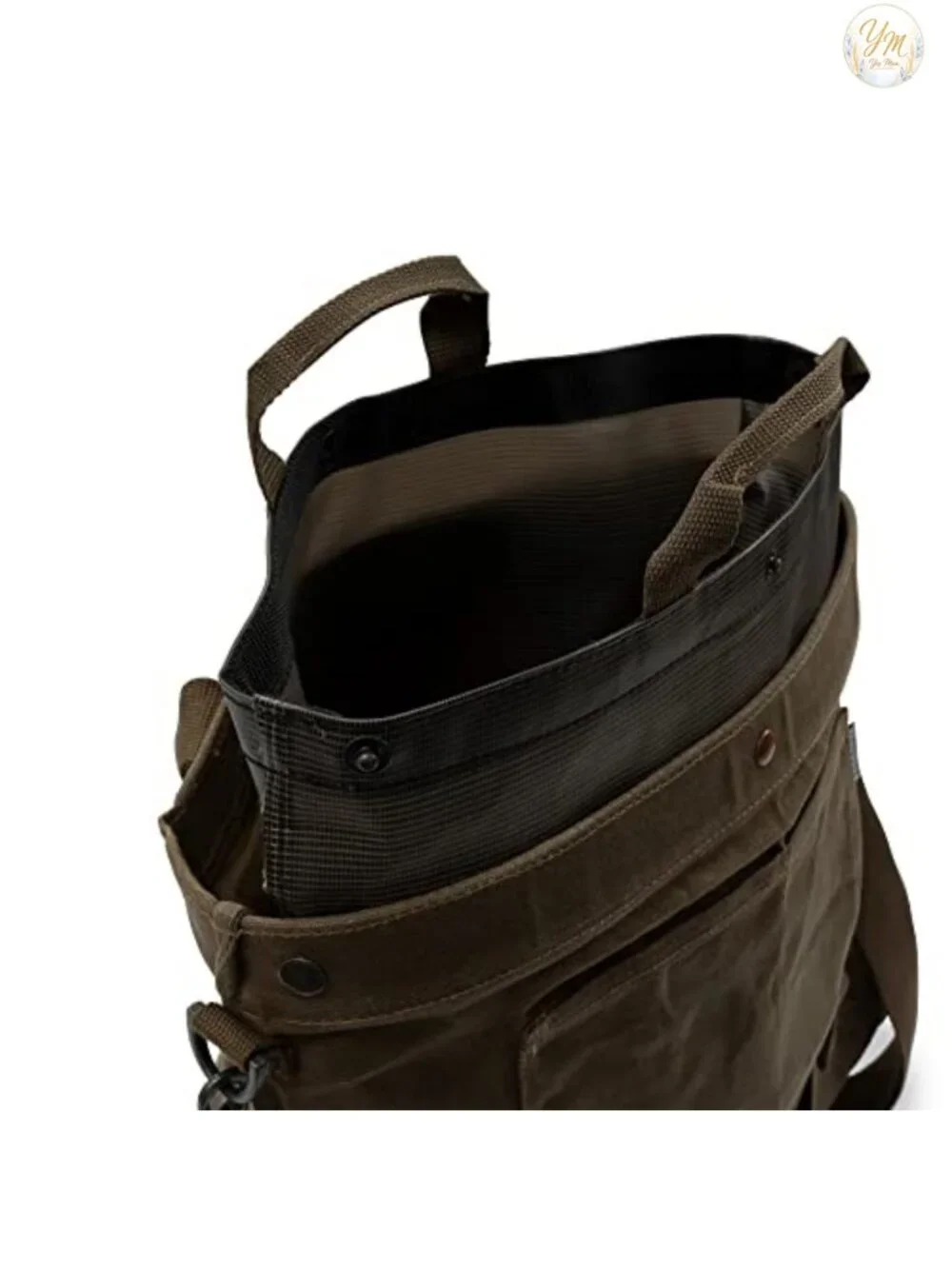 Foraging Harvesting Gathering Bag Waxed Canvas Gardener Tool Tote